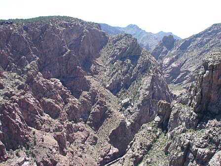 Fabulous view of the Royal Gorge Canyon