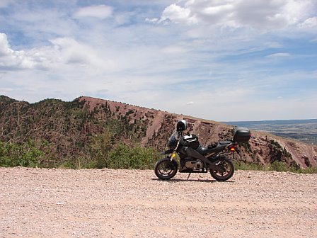 Marc and the Uly on our own on Rampart Range Road Just West of the Garden Of the Gods in CO Springs