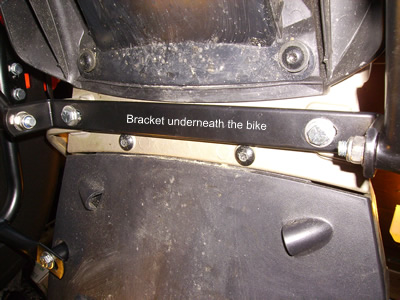 Under the Bike Bracket