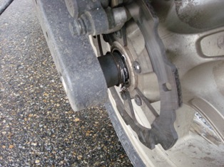 Left wheel bearing