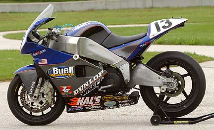 The Hals Buell XB9R as raced at Road America