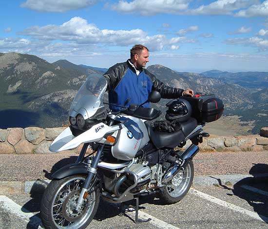 Peter on the GS