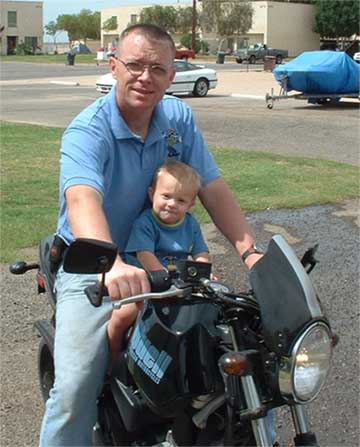 Me and my youngest on my Blast