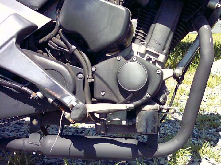 Close up of exhaust