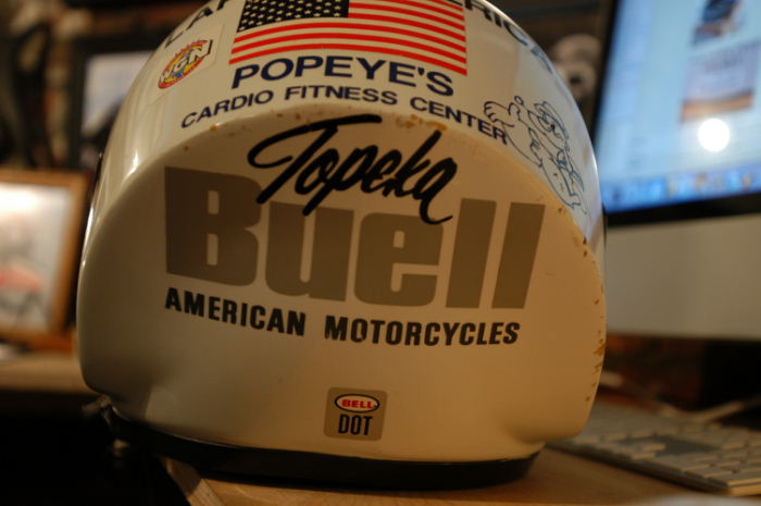Buell Bell - Experiemntal F1 Racing Helmet - Sqaure Back