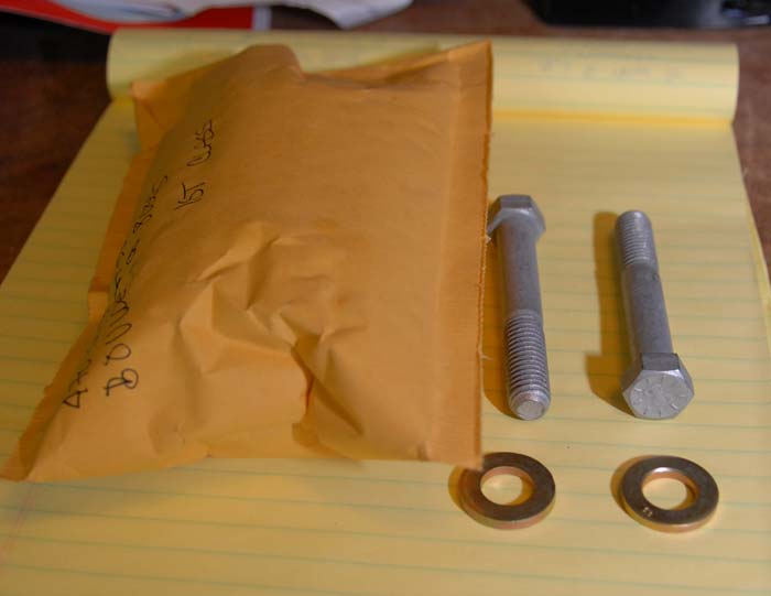Chromate Bolts with packaging