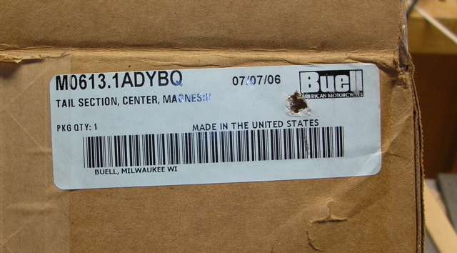 label on  box