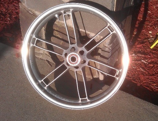 Silver Wheel Front Left