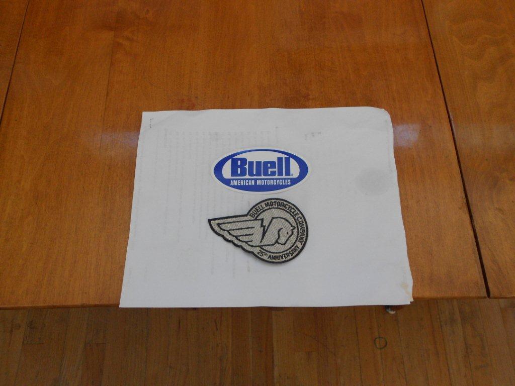Buell stcker and 25th Anniversay patch