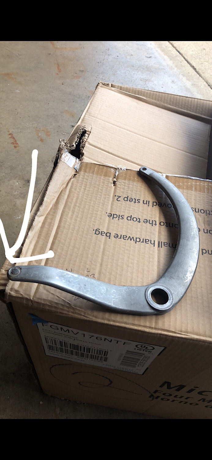 Boomerang shifter, needs drill out, $25 Shipped in USA 