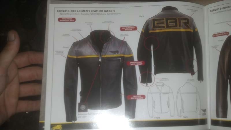 EBR leather jacket