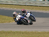 Buell riders battling it out at the Autobahn!
