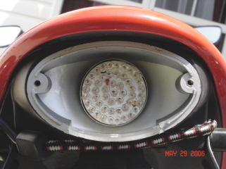 Radiantz 1.85" dia. LED brake/tail lamp cluster (replaces 1157).