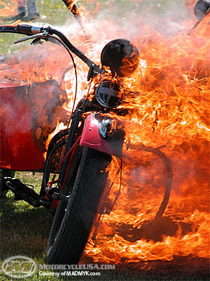 Bike on Fire