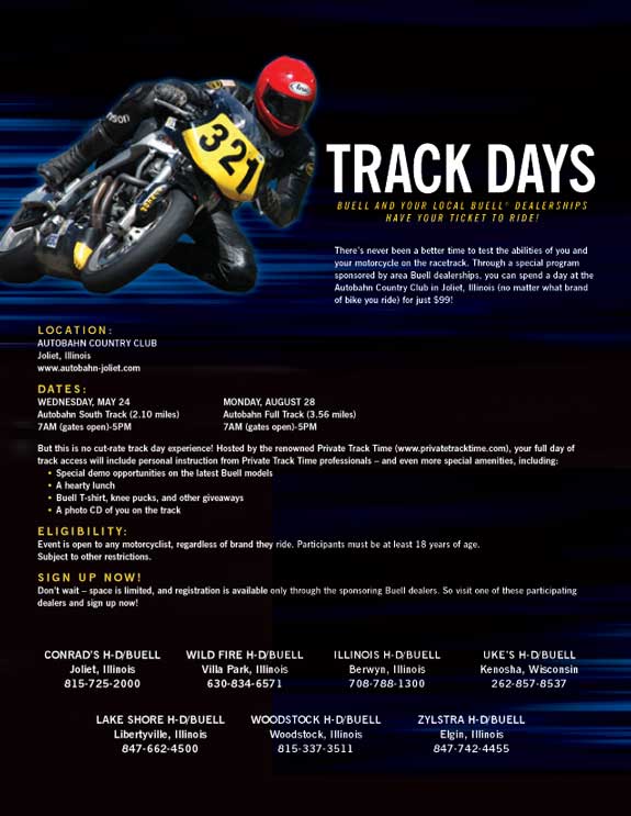 Track Days Information