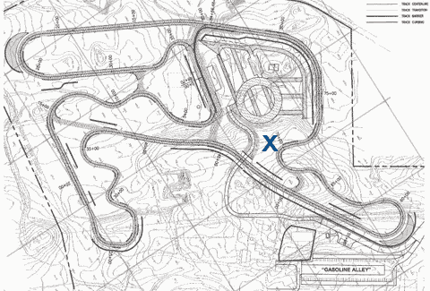 Shenandoah Track, X marks the spot