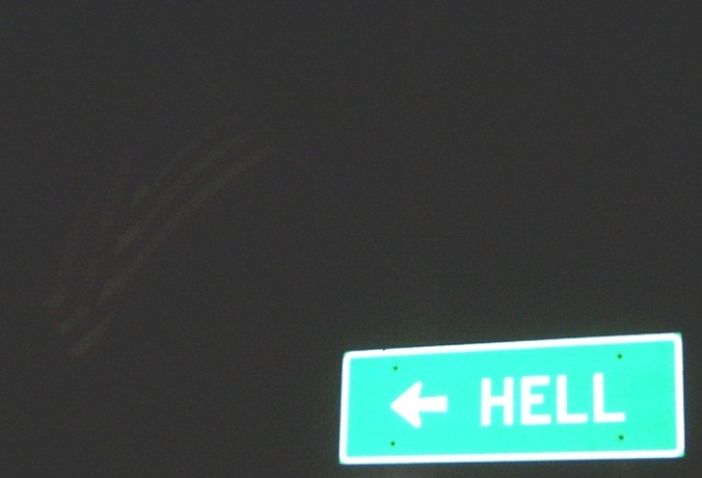 Hell to the left