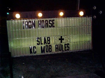 SLAB and KC MOB sign