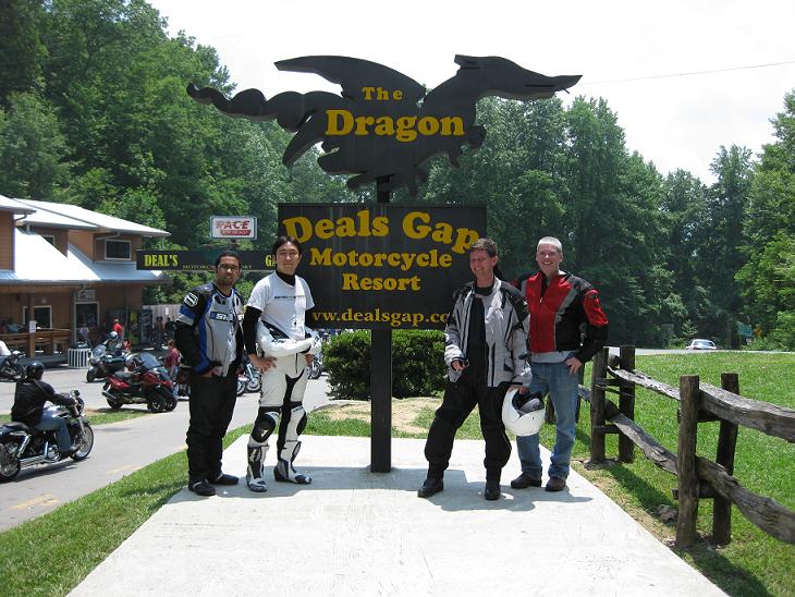 Us at Deals Gap Motorcycle Resort