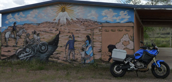 Mural outside of Cuba, NM