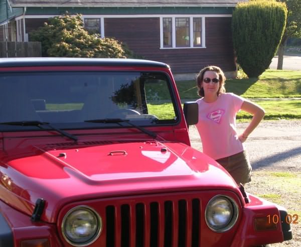 Bethany's new 1997 Jeep