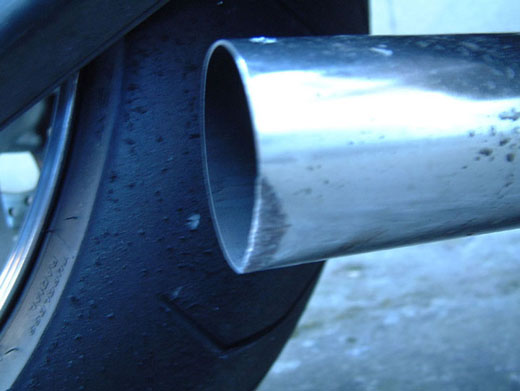 Sebring exhaust after grounding