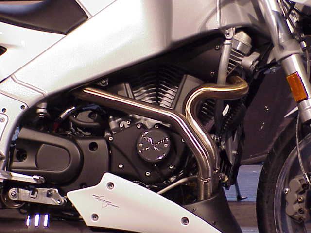  Left-side Engine Close-up - 2002 Buell XB9R Firebolt