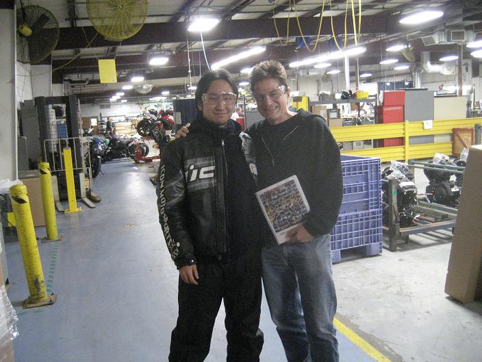Erik and Me with Booklet of 64 letters from Japanese Buell RIders