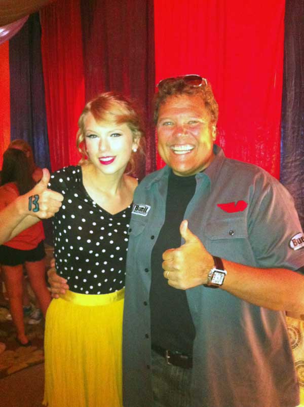 Taylor Swift with Jimmy John