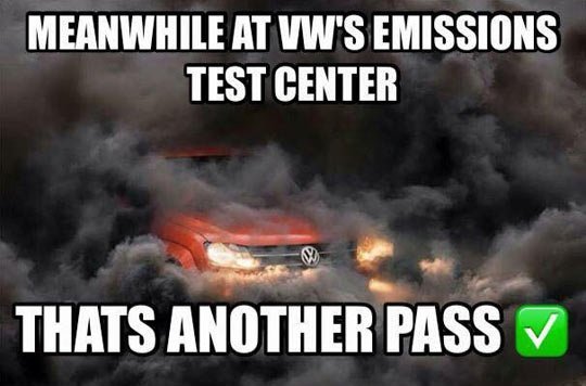 VW emmissions test