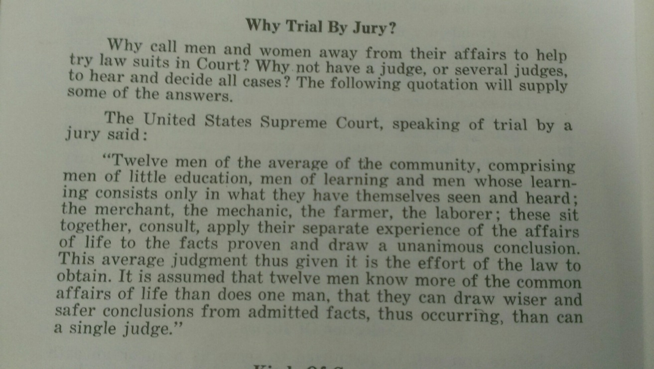 Why Trial By Jury