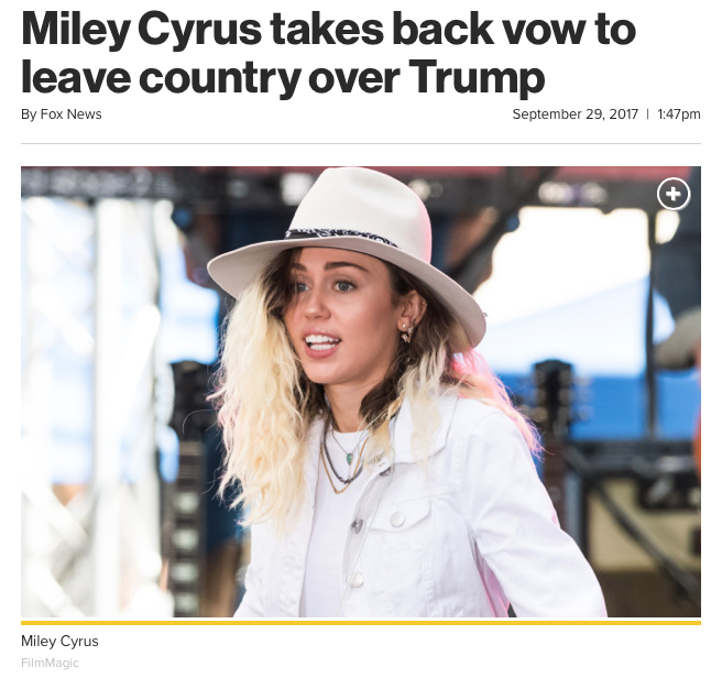 Bye Bye Miley