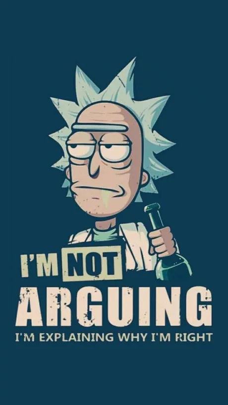 not arguing