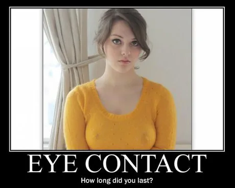 eye contact