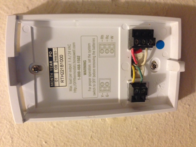 Heating & Cooling Thermostat Wiring