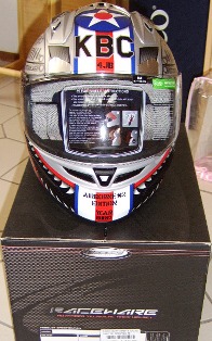 Front of Helmet Before Mirror Visor