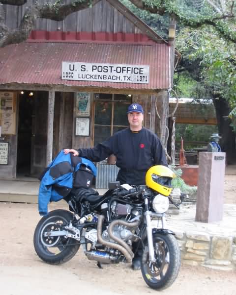 Luckenbach... Go in, warm up, have a beer.