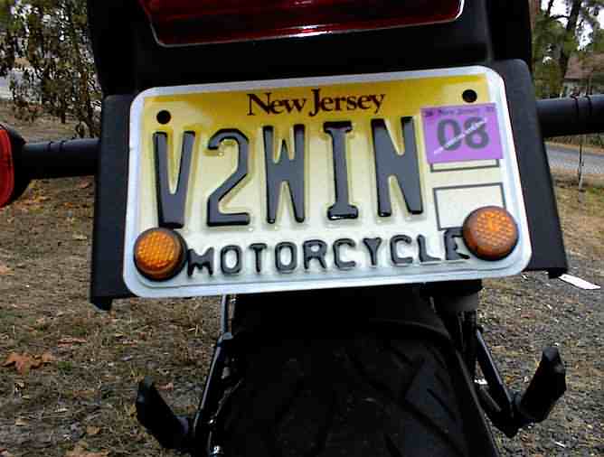 my new plate