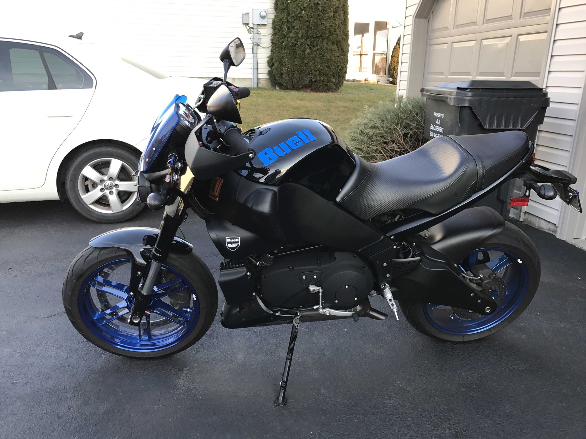 2009 Buell XB12Ss in Black and Blue