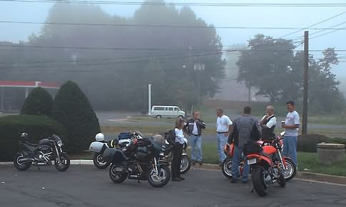 group before the ride