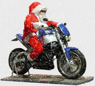 Ride 'em Satan, er...I mean Santa - damn dyslexia