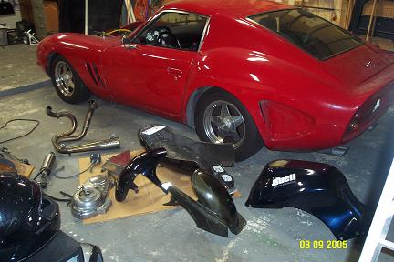 rest of the buell, and my Datsun/Ferrari kit car(turbo'ed of course!)