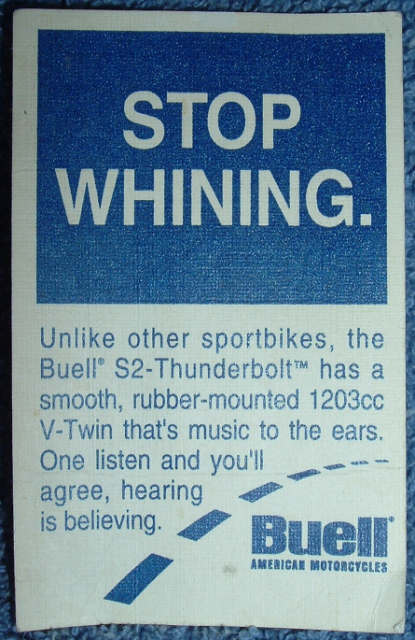 STOP WHINING!