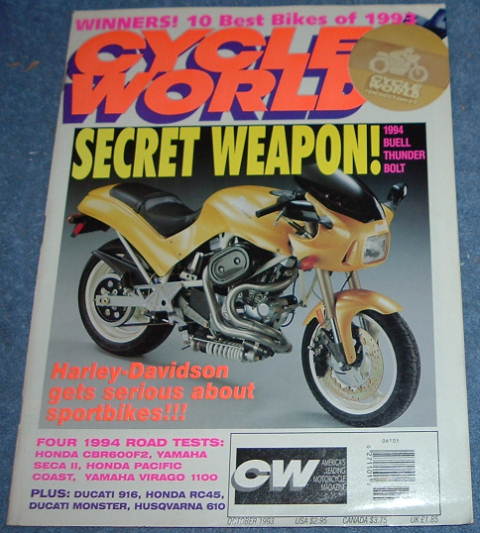 Oct 1993 Cycle World cover