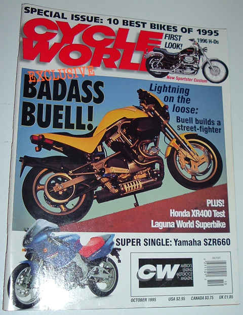 October 1995 Cycle World cover
