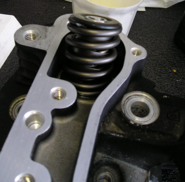 top of the cylinder head