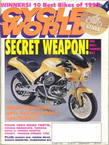October 1993 Cycle World