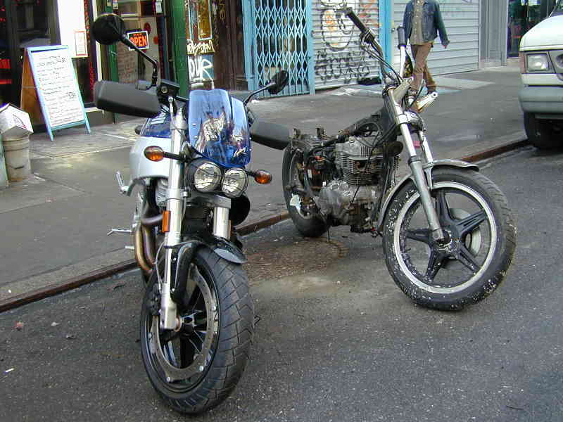  Buell (On Left) and Honda (On Right)