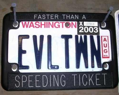The Best Vanity Plate That Ever Was Or Ever Will Be!