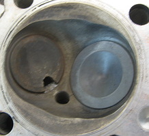 exhaust valve damage